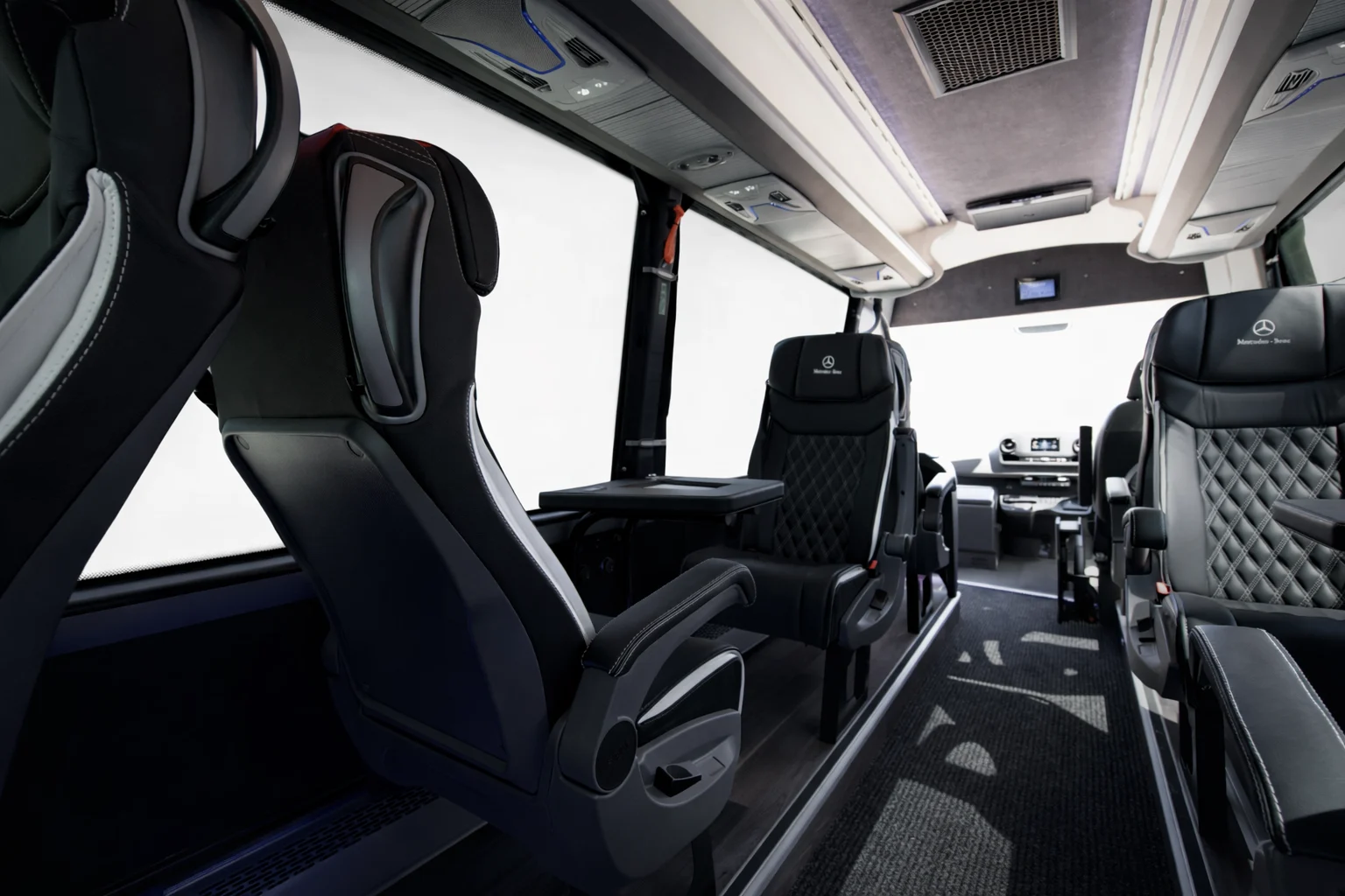 10 Seater Minibus Hire Interior