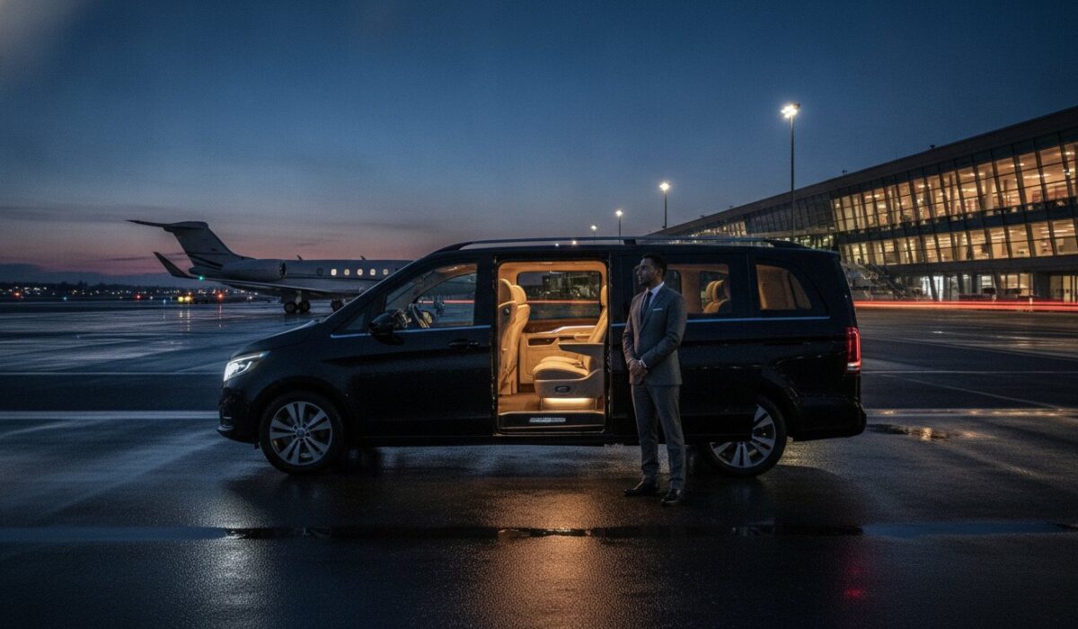 Farnborough airport private jet transfers with 24/7 chauffeur service