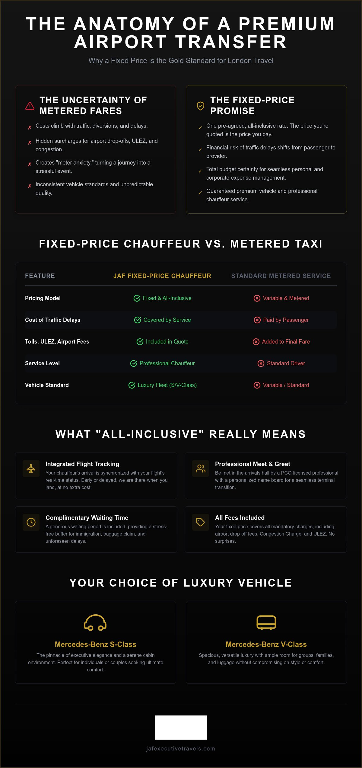 Fixed Price Chauffeur Service: London Airports 2026 Guide
