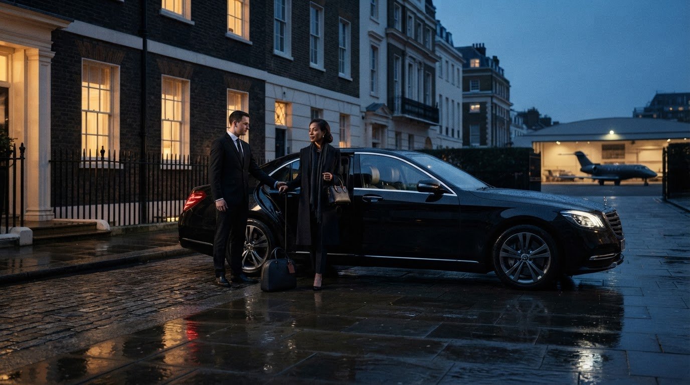 Mayfair to Farnborough Airport Transfer: A Private Chauffeur Booking Guide